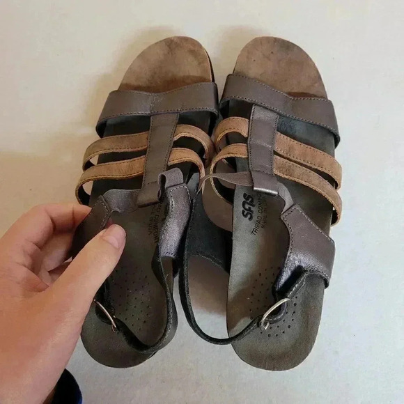 SAS sandals with heel - Picture 4 of 8